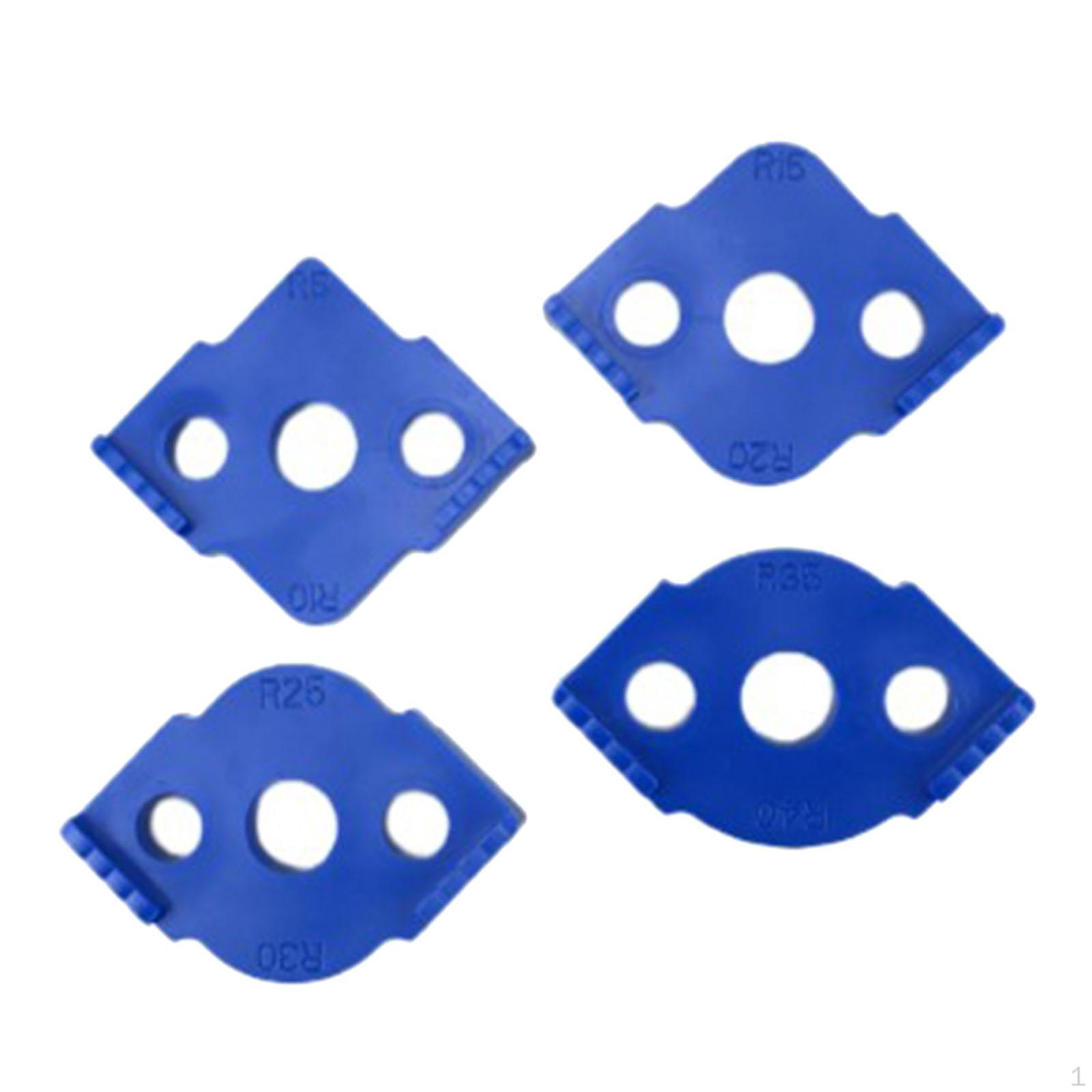 

Шаблоны для деревообработки, уголки, набор из 4 шт. синий