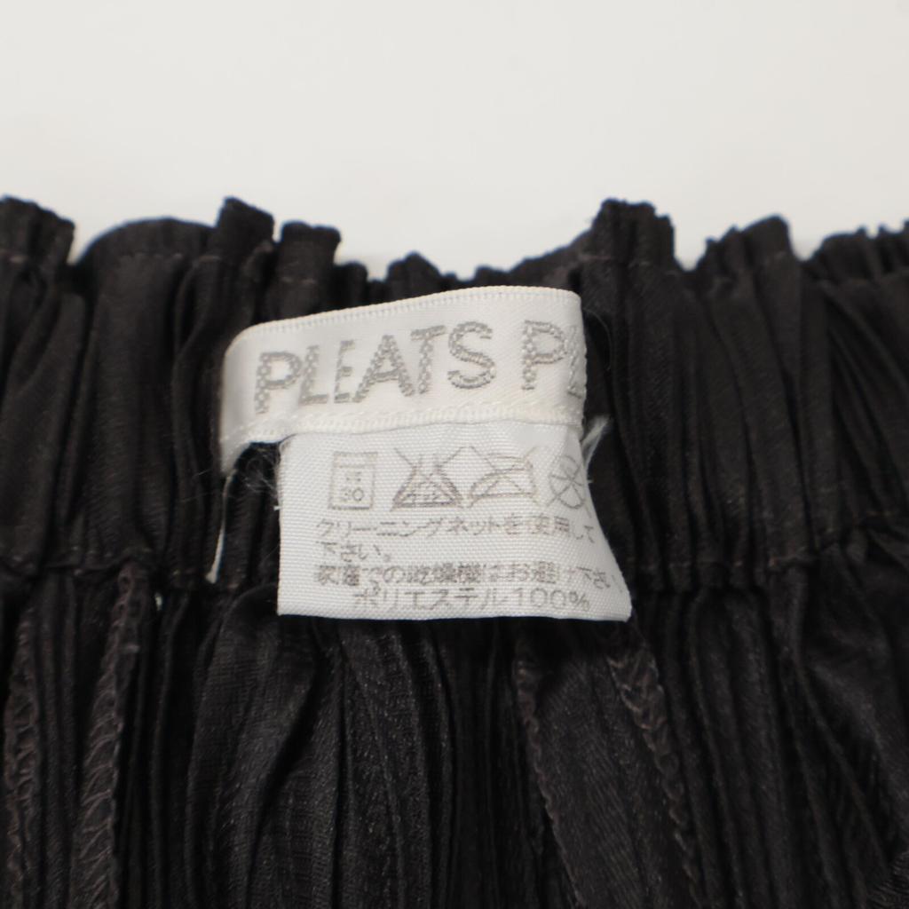 PLEATS PLEASE PP23-JJ681 Dark Brown X Blue X Purple Pleated Medium Skirt Skirt 1 multicolorUsed