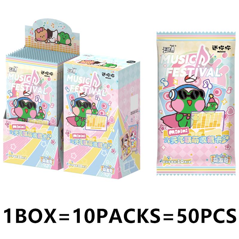 genuine LINE FRIENDS Minini Card Cute Friends Mini Animation Game Collection Card Children's Toys Christmas Gifts