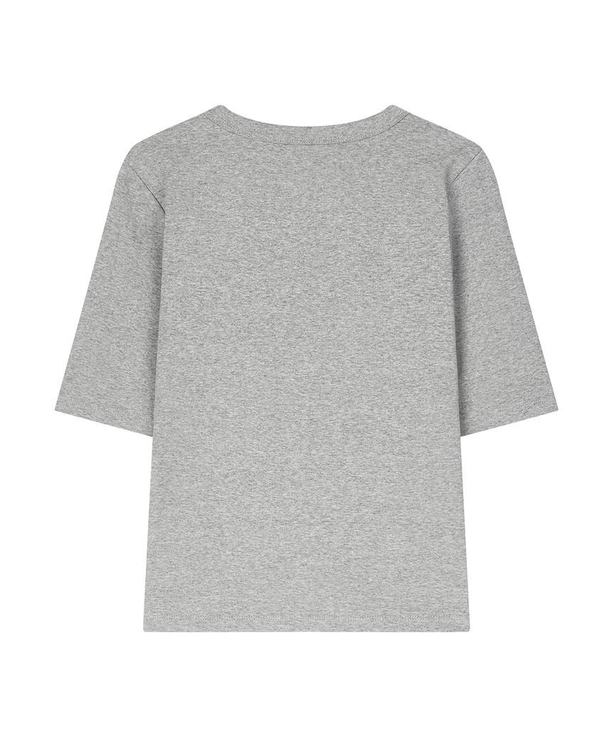 Saendeulig Line.01 V-Neck Tee_4Color