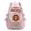 Anime ONE PIECE Backpack Monkey D Luffy College Backpack Girl Travel Book Backpack Nylon Leisure Women Laptop Men School Bags