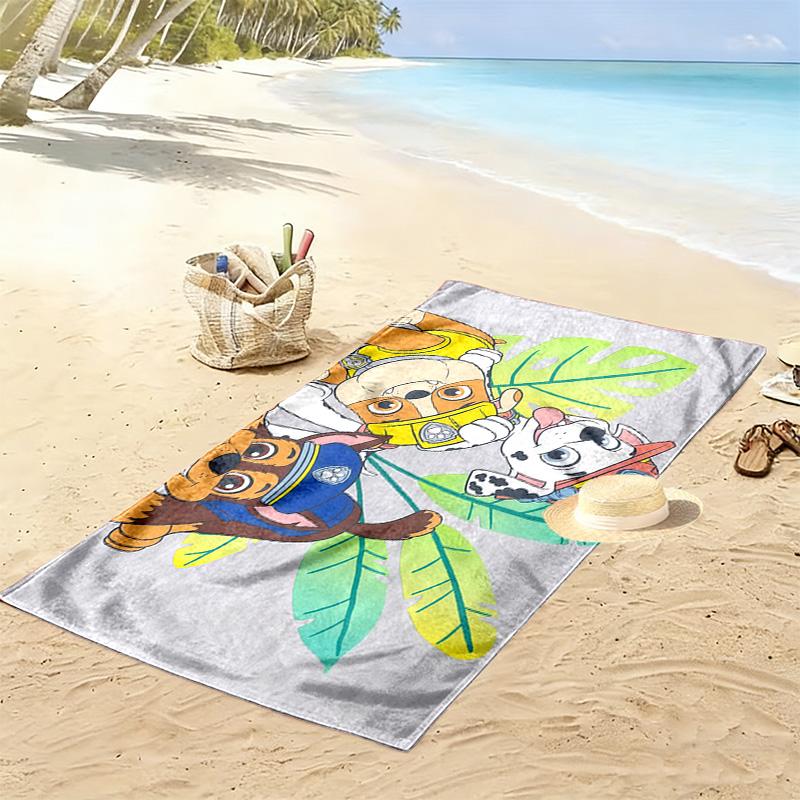 PAW Patrol2 Print Beach Towel, Large Soft Quick Dry Towel for Beach Camping Swimming