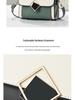 Damen Colorblock Kleine Quadratische PU Handtasche - 2025 Mode Umhänge- & Schultertasche