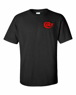 Colt Red Chest Logo T Shirt 2nd Amendment Pro Gun Rights Rifle Pistol Tee New Unisex T-Shirt