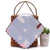 6 Layer Gauze Baby Washcloth 25x25cm Soft Absorbent Jacquard Infant Burp Cloth Thickened Face Towel For Autumn Winter