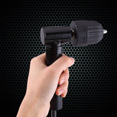 Right Angle 90 Degrees Drilling Extension Chuck 8mm Shaft Electric Drill Extension Tool Right Angle Drill Attachment