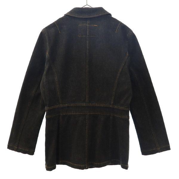 K OF KRIZIA denim tailored jacket 40 Navy Women Used