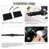 Motorcycle Handle Electric USB Heating Pads Intelligent Temp Control Three-speed