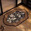 Modern Chinese Style Bath Mat With Silica Mud Absorption Nonslip Fastdrying For Bathroom Entrance