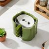 4/6Pcs Panda Shape Cartoon Panda Snack Dish Creative Ingredients Sauce Plate  Table Decoration