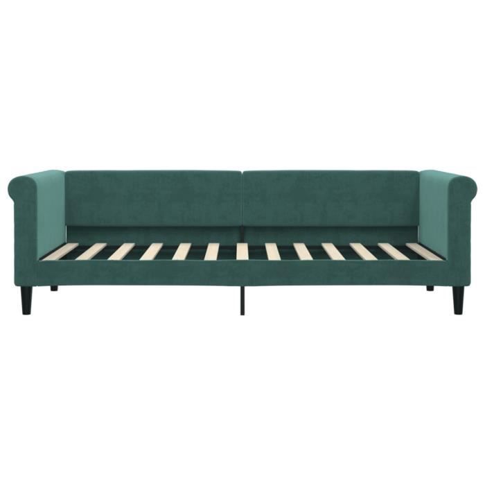VidaXL Day Bed Dark Green 80x200 Cm Velvet 354239