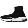 Balenciaga Speed Clear Sole Black White Women's 607543W2DB61010