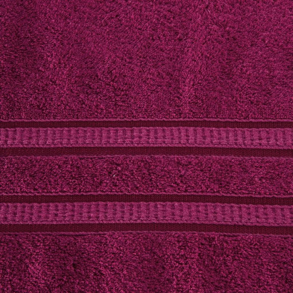Eurofirany Antybakteryjny Ręcznik Bambusowy Mila 70X140Cm Amarantowy