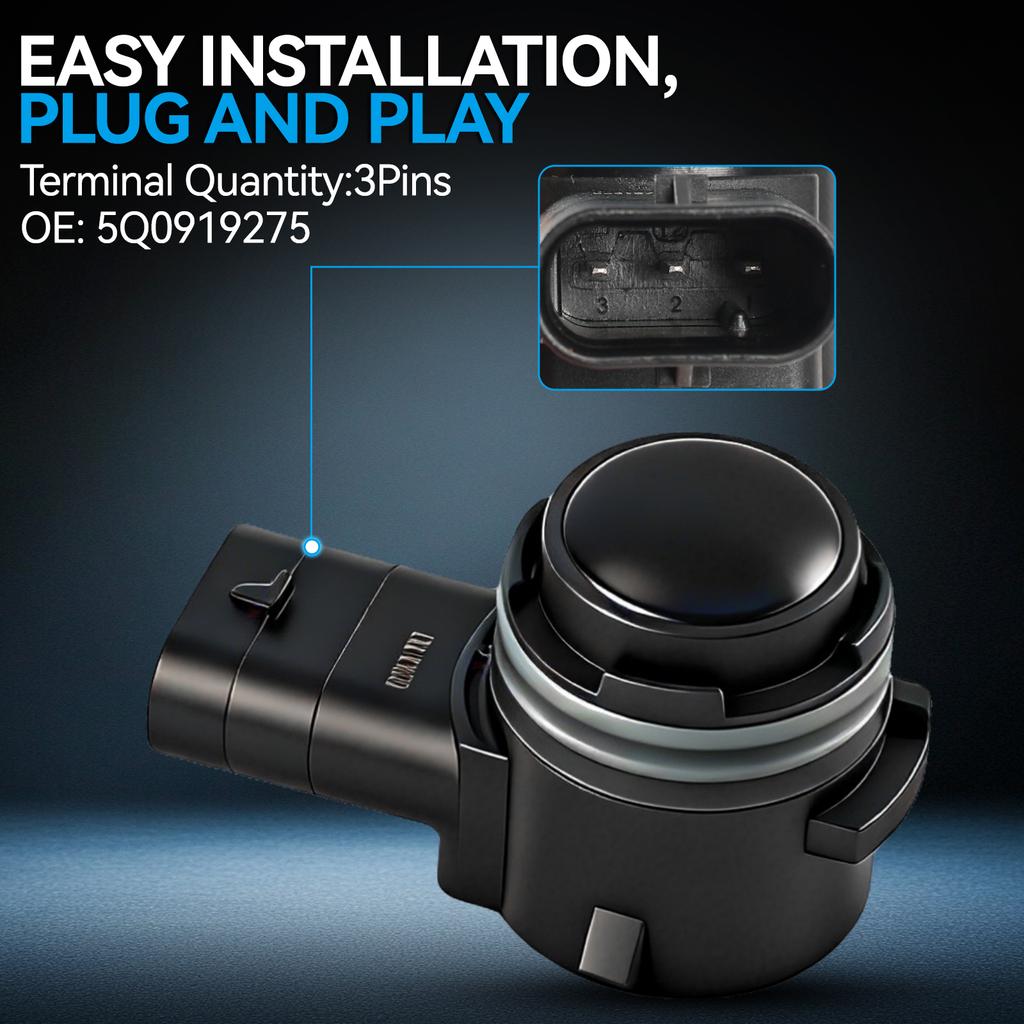 Sensor de Estacionamento PDC Para A4 A5 A6 A7 Q3 Q5 TT BMW X1 X2 X3 X4 X5 Mercedes-Benz Classe A B E S Seat IBIZA Skoda FABIA VW Golf Polo Passat 5Q0919275