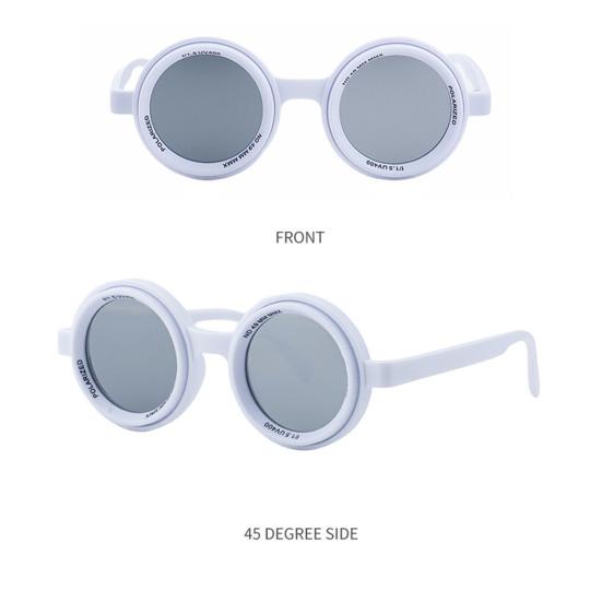 Verstellbare Tönung Sonnenbrille Retro Runde Polarisierte Brille mit ND-Filtergläsern Herren Damen Outdoor Strand Sonnenbrille zum Autofahren Angeln Golf