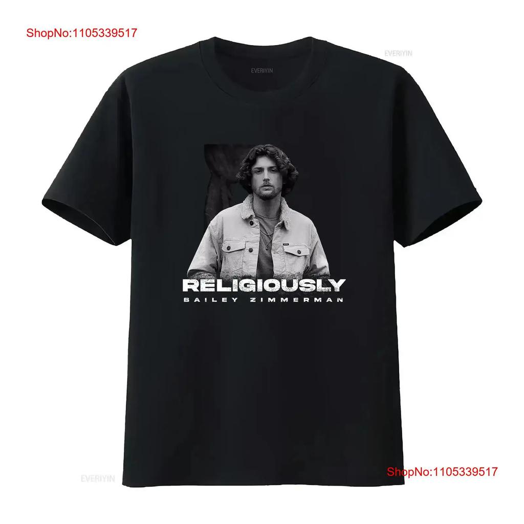 BAILEY ZIMMERMAN RELIGIOUSLY T Shirt Cotton Black S to 2345XL HC111 vintage Washed graphic stre