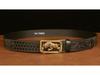 Tiger Engraved Automatic Buckle Cowhide Men's Zodiac Belt - Casual Retro Style