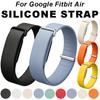 Breathable Silicone Band for Fitbit Air Soft Sweatproof Sports Strap Replacement Adjustable Quick Release Wristband Accessories