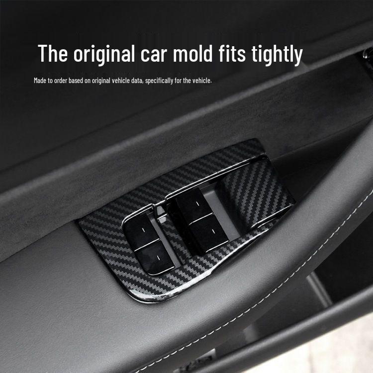 Compatible with 2025 Model Y Glass Lift Switch Panel Trim.