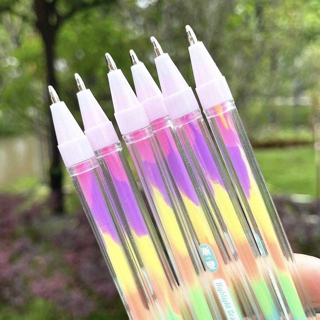 12pcs Multicolor Gel Highlighter Pens for Drawing and Notes