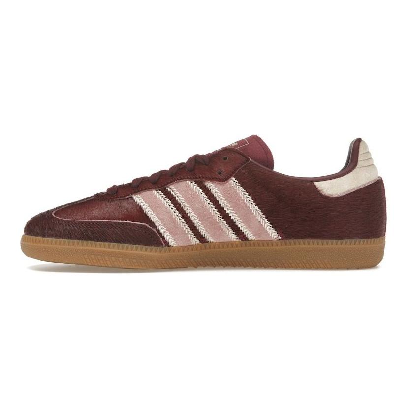 adidas Samba OG Pony Hair Pack - Sneakers da donna color marrone, rosso sabbia-strati caldi-argilla JP5330