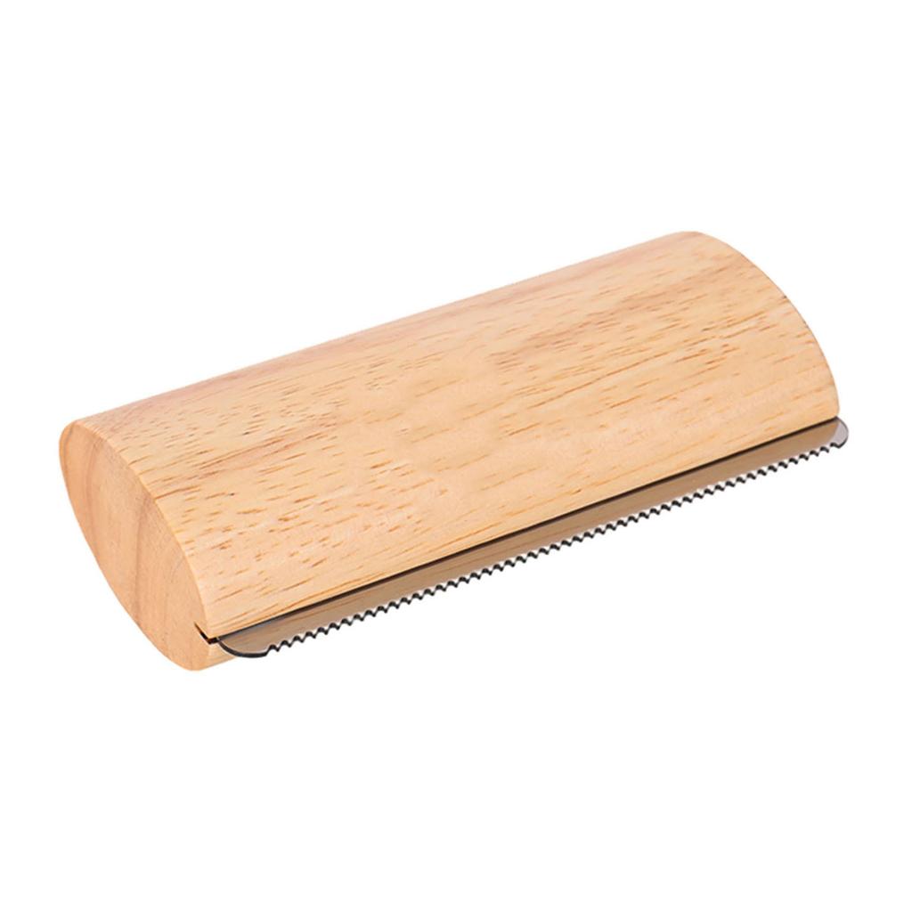 Portable Wooden Pet Fur Remover Brush with Serrated Edge for Efficient Hair Removal and Grooming Suitable for Various Fur Types and Sizes