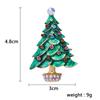 Christmas Brooch Set Santa Snowman Tree Pin Popular In Europe & US | Festive Lapel Pins for Xmas Sweater Decoration Men Women Body Accessories
