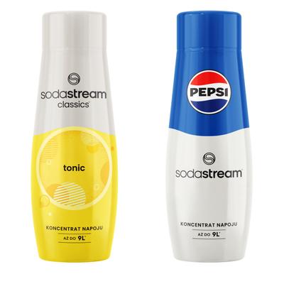 2x SODASTREAM TONIC Sirup + PEPSI Cola Konzentrat für Sodastream Wasser