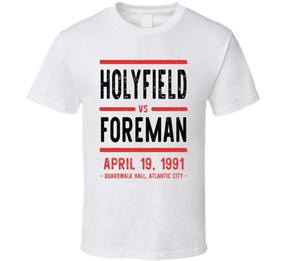 

Holyfield Vs Foreman April 19 1991 Boardwalk Hall Atlantic City Boxing T Shirt S