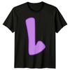 M Initial Alphabet Unisexs TShirt Unisexs Tee Graphic Unisex Top