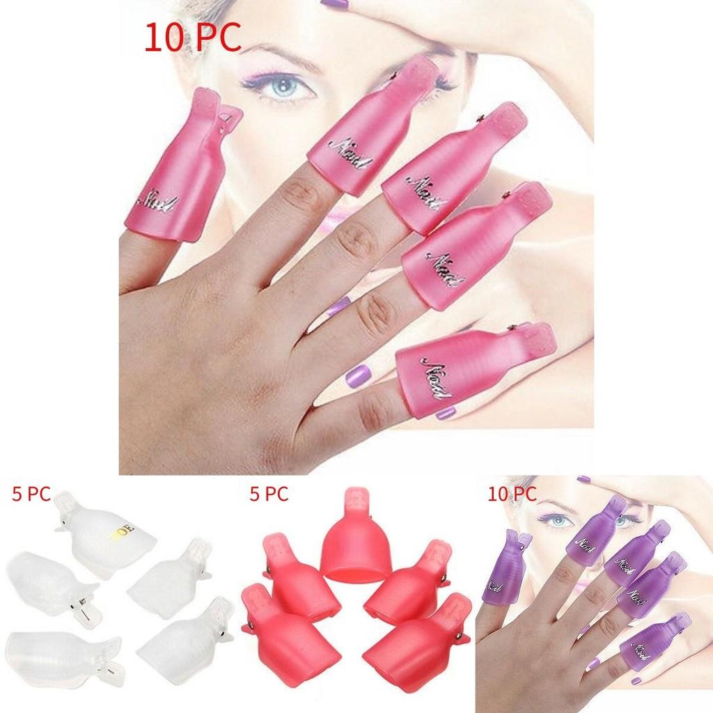 Manicure Pedicure Nail Clipper Kit With Durable Plastic For Easy Nail And Gel Removal
