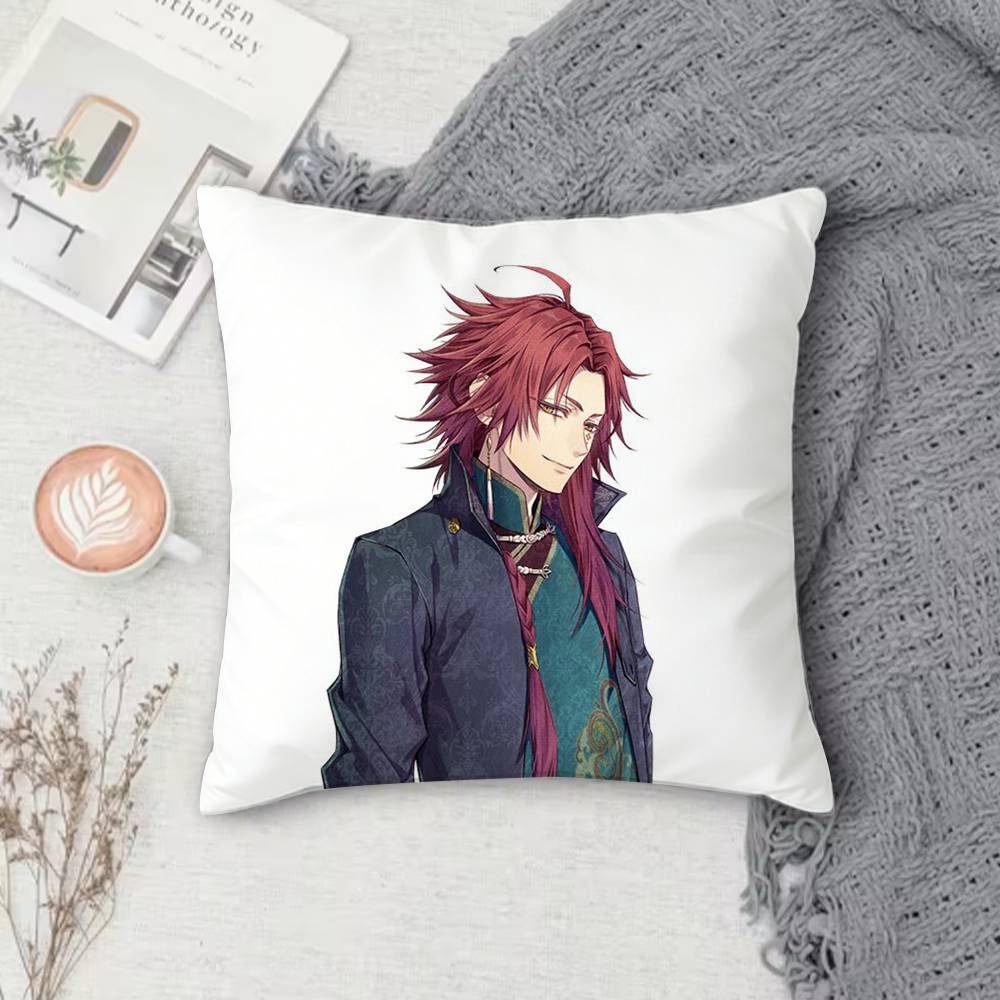 

PPiofiore no BBanshou Doublesided Printed Square Pillow Cover Decorative Cushion Cover for Sofa Bedroom Bedside 30X30cm