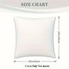 1Pc Colorful Flowers Pattern Throw Pillow Case 17.7*17.7In, Softcushion Cover For Home Decor, Accent Pillow Case, Easy To Clean