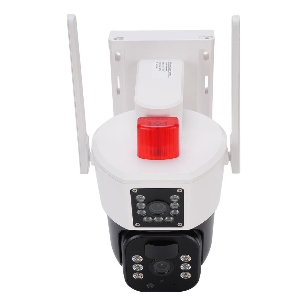 Solar Security Camera Wireless Outdoor WiFi System 3MP Double Lens Motion Detection 2 Way Talk