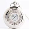 Hollow Retro Watch Men's Fashion Necklace Pendant Watch Jewelry Quartz Watch Flip Large Gold Pocket Watch