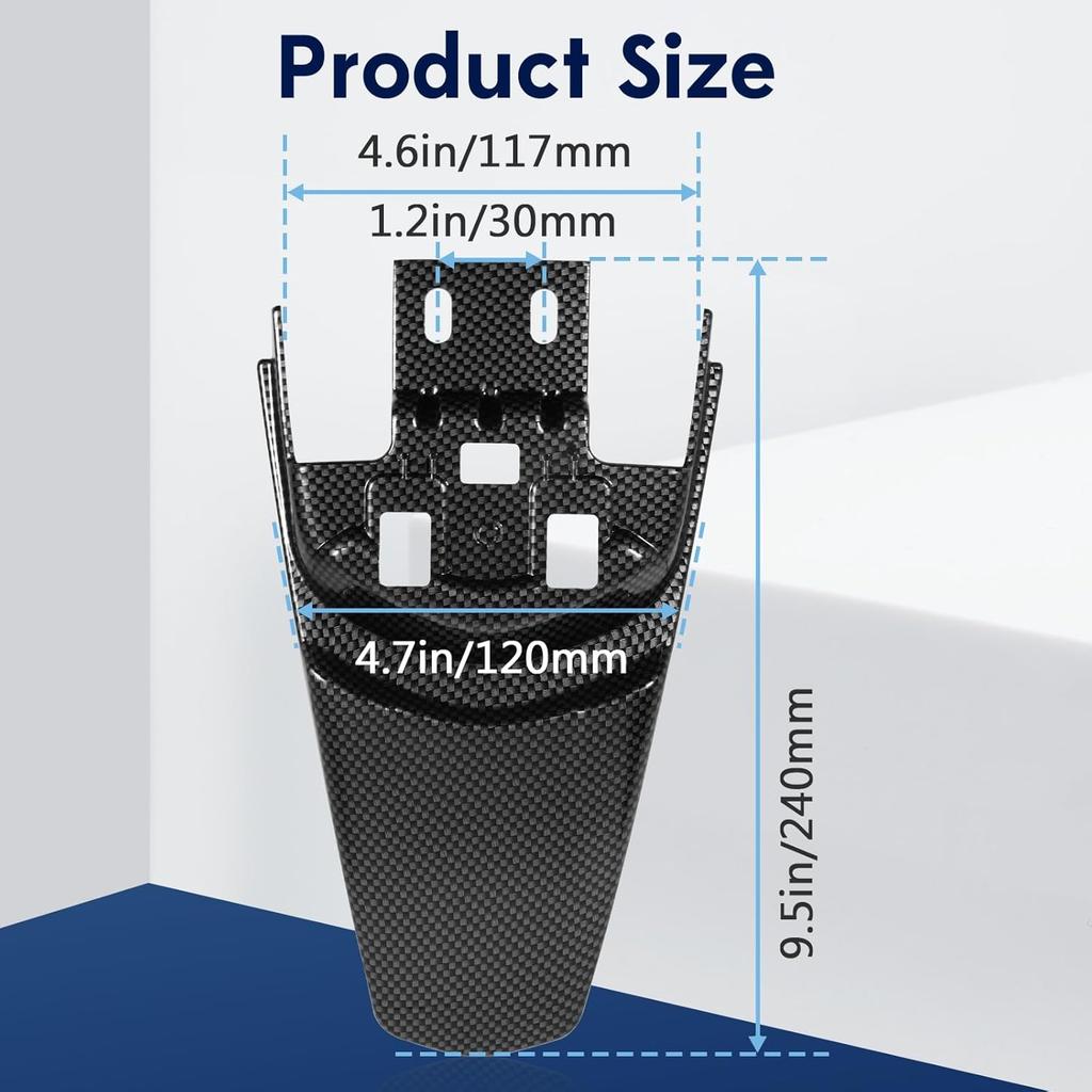 Rear Fender for Surron, Imitation Carbon Fiber Parts for Surron Light Bee X/S Segway X160 X260, Short Back Fender Protector for Electric Mountain