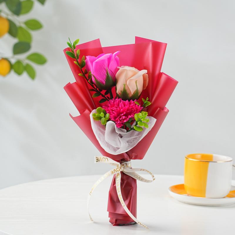 Scented Soap Rose Bouquet: Perfect Gift for Mother's Day, Valentine's, Birthdays - Ideal for Girlfriends, Moms, Besties, Teachers.