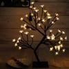 Simulační třešňová lampa Iron Art USB vypínač Noční světlo Vánoční sváteční pokoj Dekorační stůl