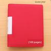 Large Capacity Leather Perforated Loose-Leaf Contract Folder