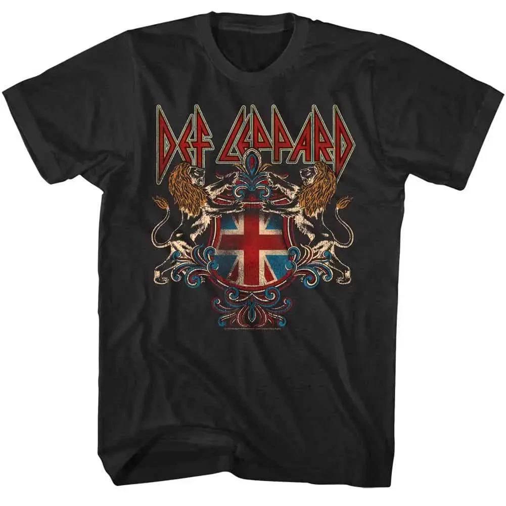 Def Leppard Lion Crest Men s T Shirt 2XL