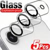 1-5Pcs Tempered Glass for iPhone 17e 16e Camera Lens Protector Black Circle Protective Lens Film Cover for iPhone 16E 17E 4