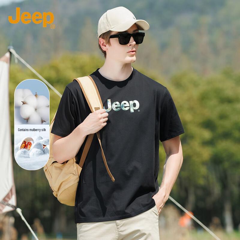JEEP Men s Silk Blend Short Sleeve T-Shirt 3XL