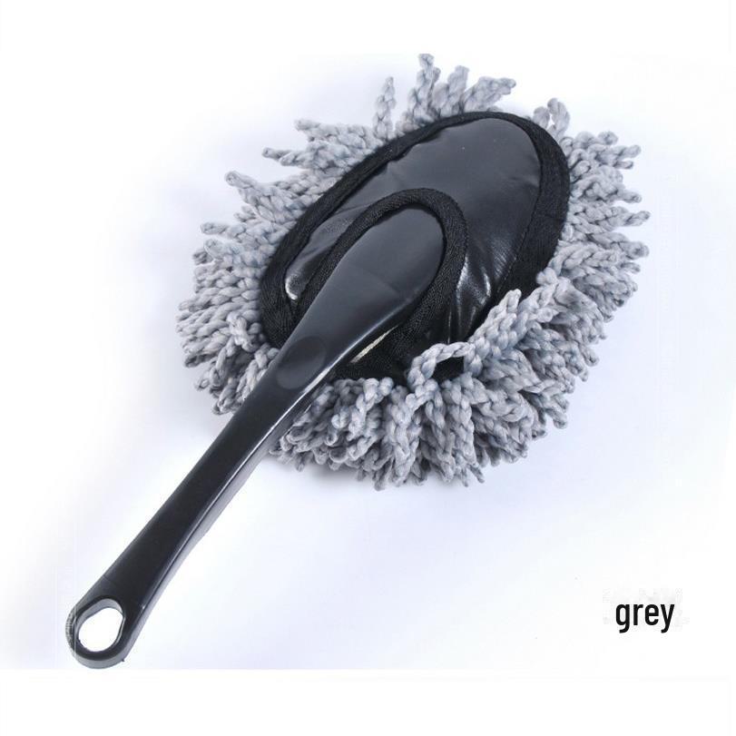 

Маленькая восковая щетка для автомобиля, тряпка для мытья автомобиля, швабра для чистки салона автомобиля серый