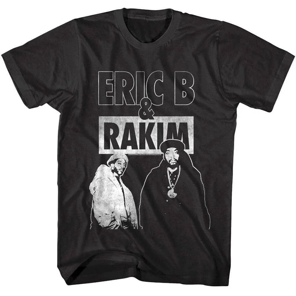 Eric B & Rakim Blackout Men s T Shirt XL
