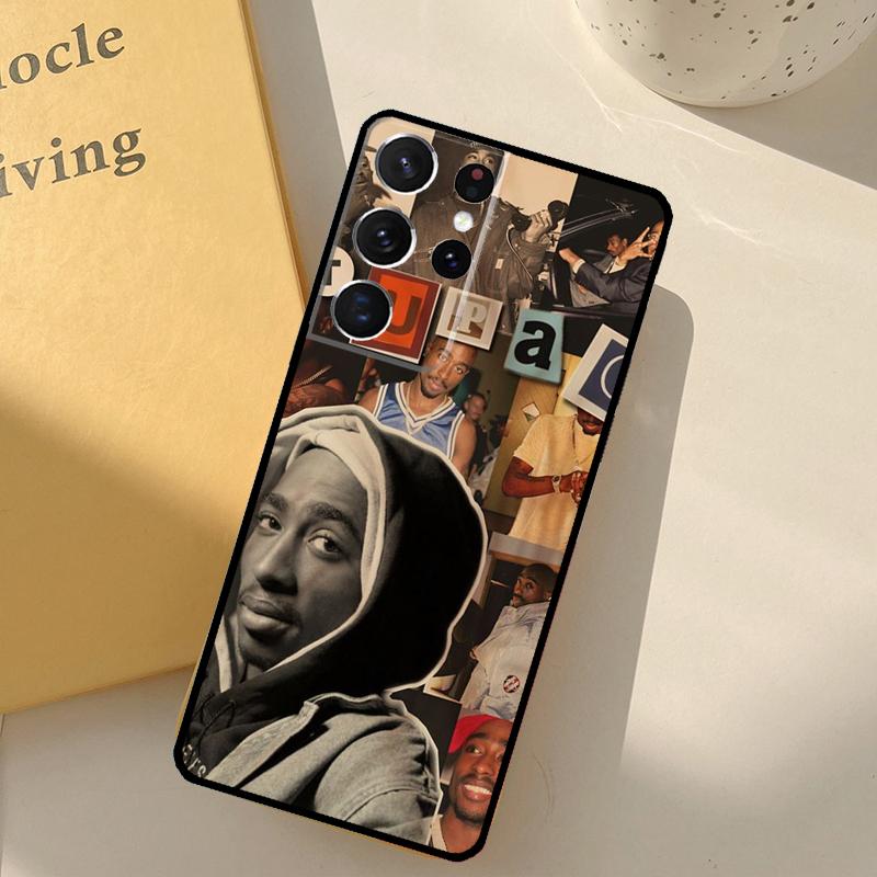 2Pac Makaveli Tupac Amaru Shakur Phone Case For Samsung Galaxy S25 Ultra S20 S21 S22 S23 S24 S9 S10 Plus S25 FE Cover Shell Galaxy S23