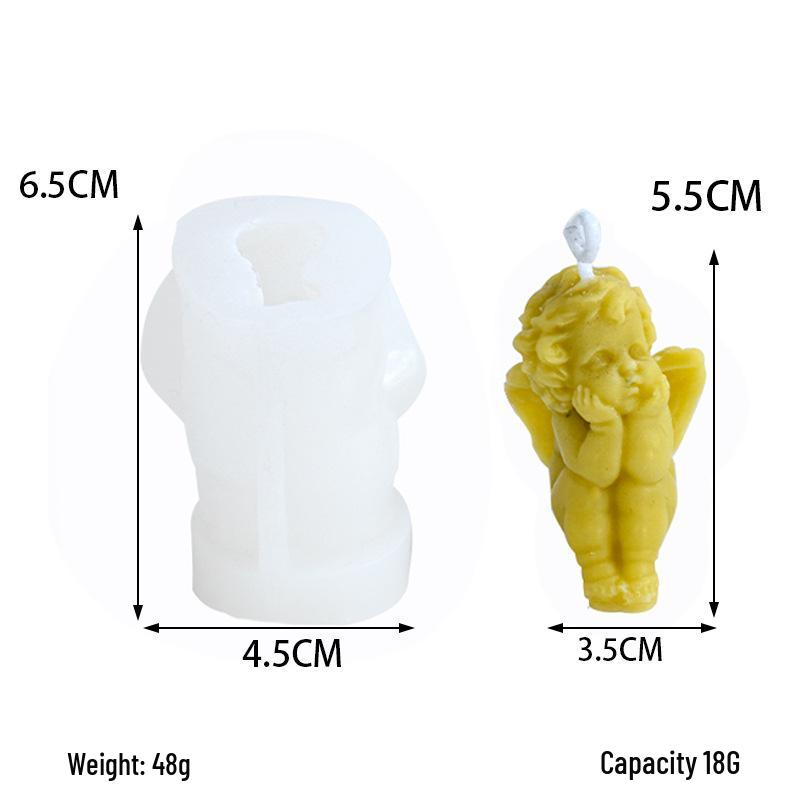 Angel Aroma Candle Silicone Mold for Home Decor