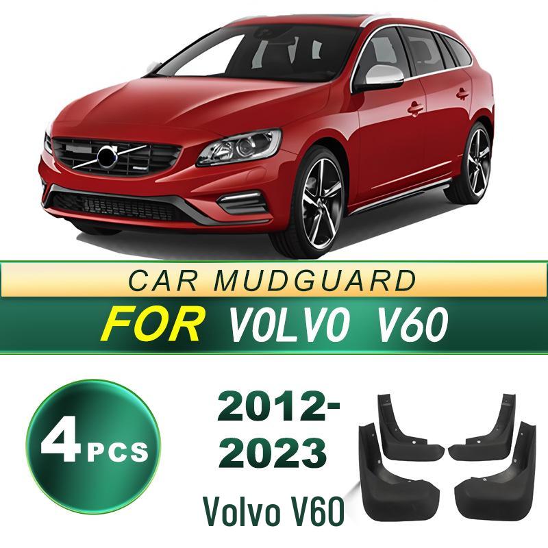 Volvo V60 Mud Flaps: Soft Rubber, No-Drill Upgrade for 12-23 Models