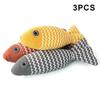 2/3Pcs Fish Shaped Catnip Cats Toy Plush Cat Companion For Kitten Teeth Grinding Pillow Chewing Toy Claws Thumb Bite Pet Gift