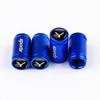 CGYJL1 4Pcs Car Sports Logo Wheel Tire Valve Caps Cover Auto Accessories For Tesla Model 3 Roadster Model S X Model Y SpaceX Cybertruck