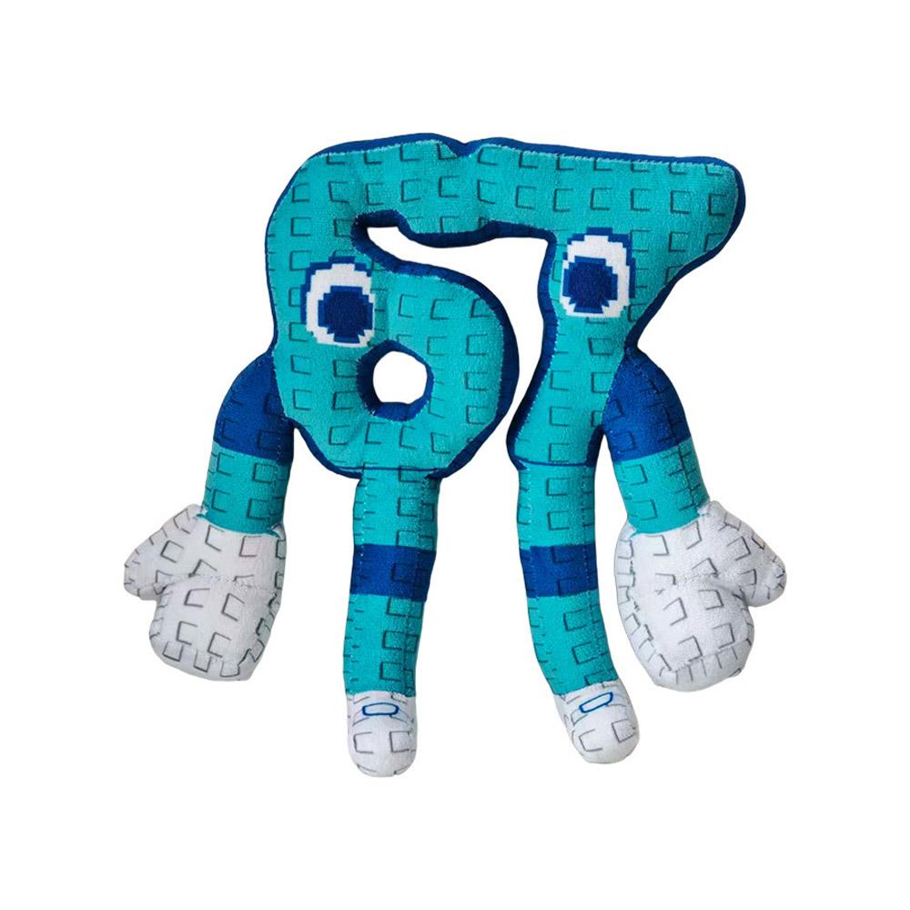 

Non-Toxic Unique 6 & 7 Fusion Plush Toy Set Soft Stuffed Animal Educational Toy With Giant Cartoon Eyes Articulated Limbs